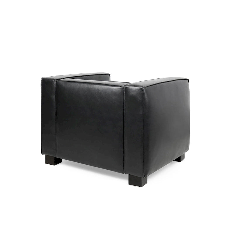 Fauteuil club Goyette en similicuir de Christopher Knight Home