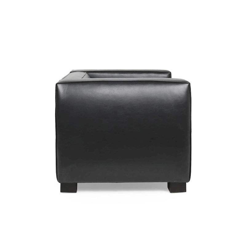 Fauteuil club Goyette en similicuir de Christopher Knight Home