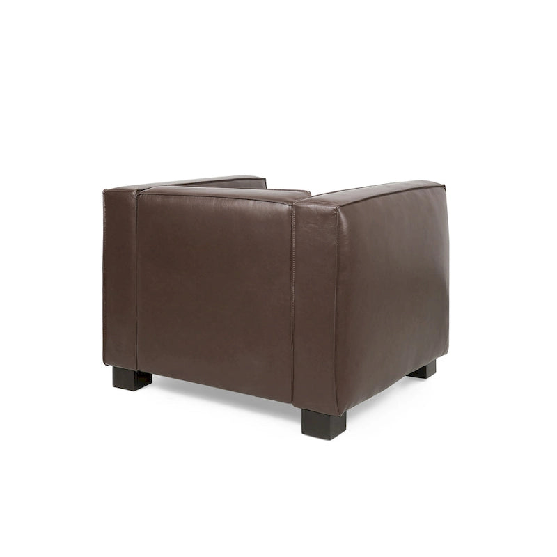 Fauteuil club Goyette en similicuir de Christopher Knight Home