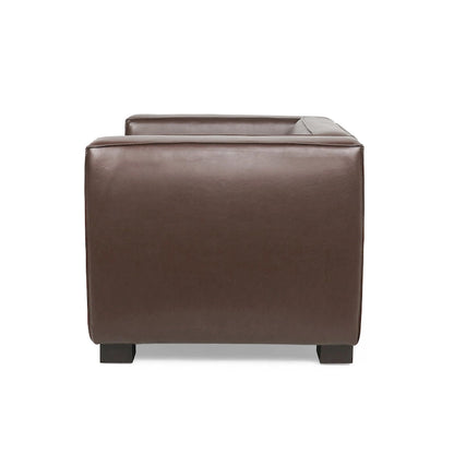 Fauteuil club Goyette en similicuir de Christopher Knight Home