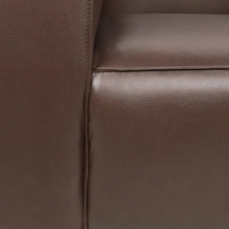 Fauteuil club Goyette en similicuir de Christopher Knight Home