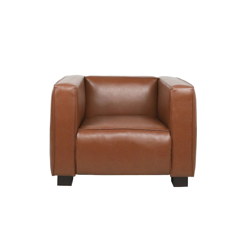 Fauteuil club Goyette en similicuir de Christopher Knight Home