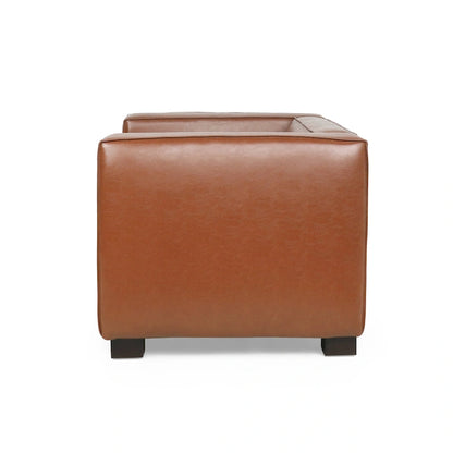 Fauteuil club Goyette en similicuir de Christopher Knight Home