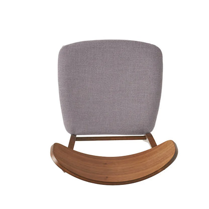 Chaises de salle à manger en bois recouvertes de tissu (lot de 2) par Christopher Knight