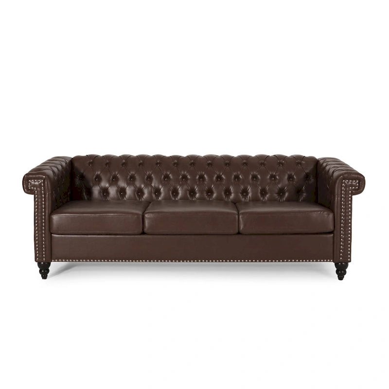 Canapé Chesterfield capitonné 3 places Parkhurst de Christopher Knight Home