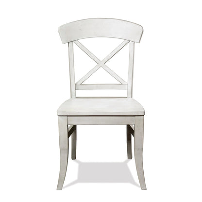 Ensemble de salle à manger 7 pièces Harola de Roundhill Furniture, table ronde à pied central avec rallonge de 18 pouces, 6 chaises.