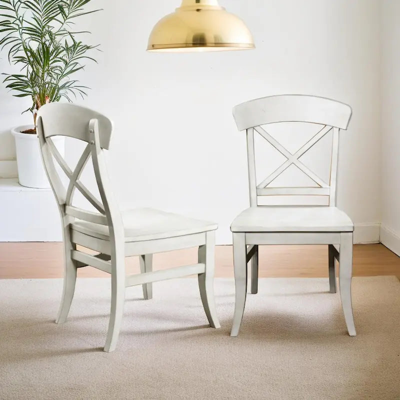 Ensemble de salle à manger 7 pièces Harola de Roundhill Furniture, table ronde à pied central avec rallonge de 18 pouces, 6 chaises.