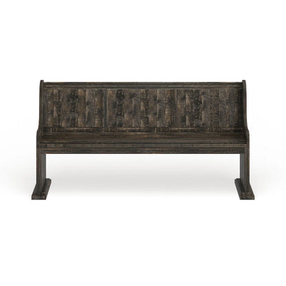 Banc de salle à manger en bois vieilli The Gray Barn Brees