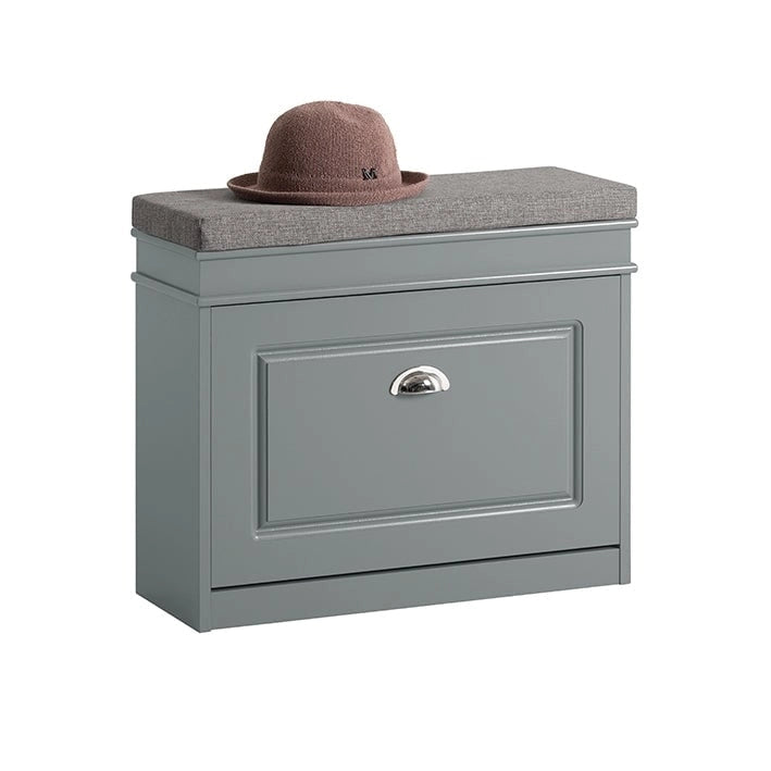 SoBuy FSR82-LW, banc de rangement pour chaussures d'entrée avec tiroir rabattable