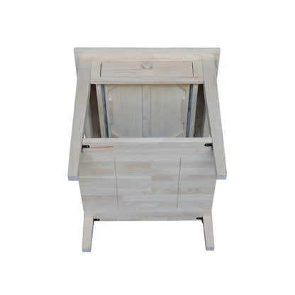 Table d'appoint carrée Spencer en bois d'hévéa massif - 61 cm L x 61 cm P x 64 cm H