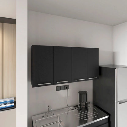 Armoire murale FM Furniture Sitka, deux compartiments spacieux