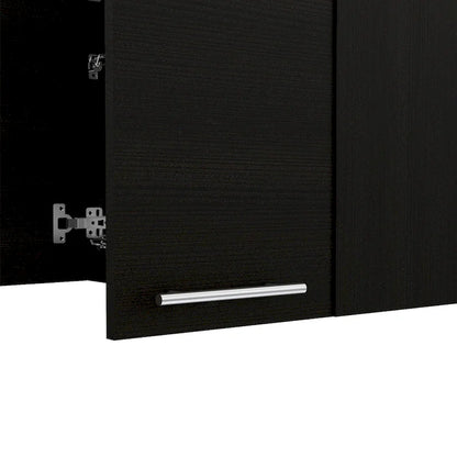Armoire murale FM Furniture Sitka, deux compartiments spacieux