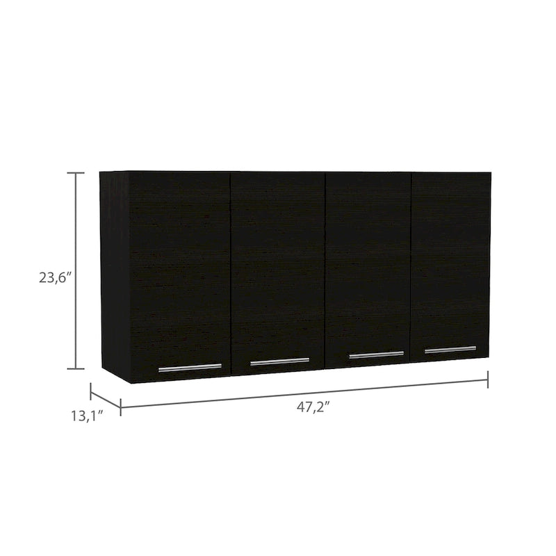 Armoire murale FM Furniture Sitka, deux compartiments spacieux