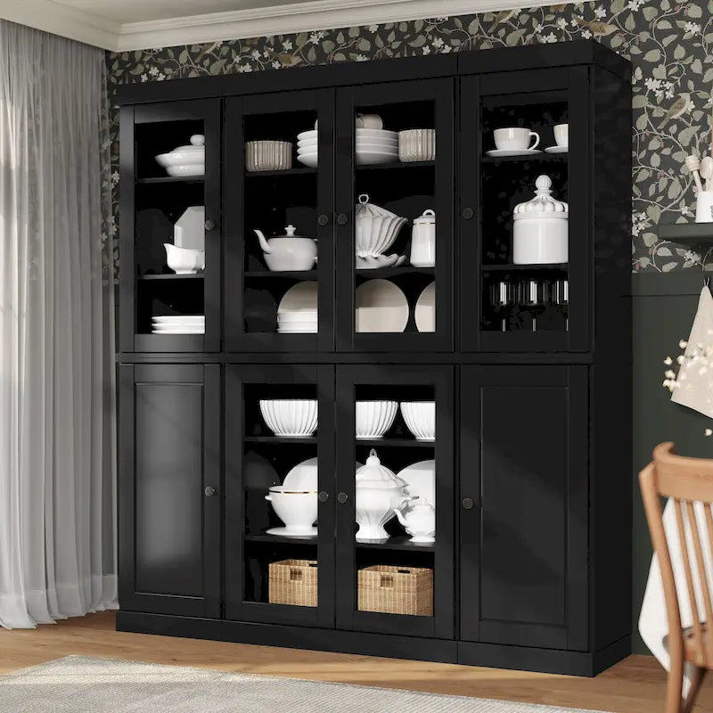 Buffet de cuisine en bois massif 100 % par Palace Imports - 65 x 71,5