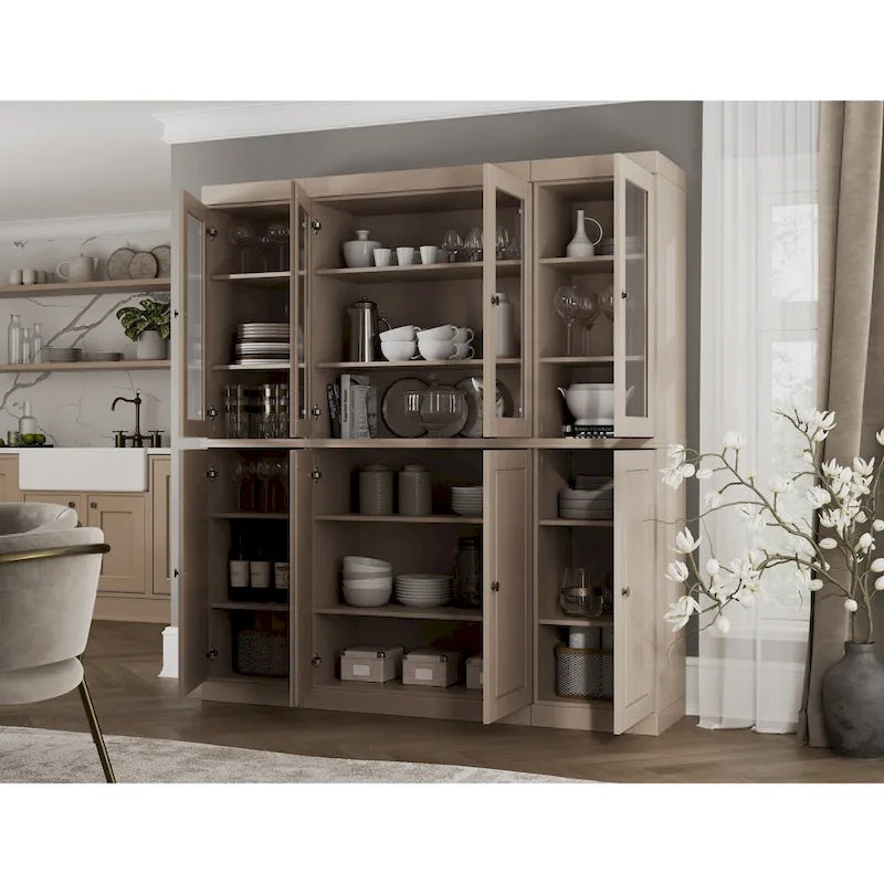 Buffet de cuisine en bois massif 100 % par Palace Imports - 65 x 71,5