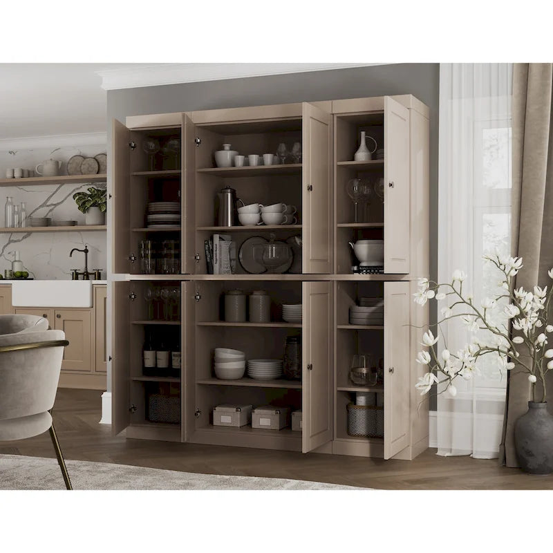 Buffet de cuisine en bois massif 100 % par Palace Imports - 65 x 71,5