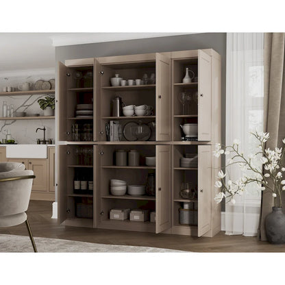 Buffet de cuisine en bois massif 100 % par Palace Imports - 65 x 71,5