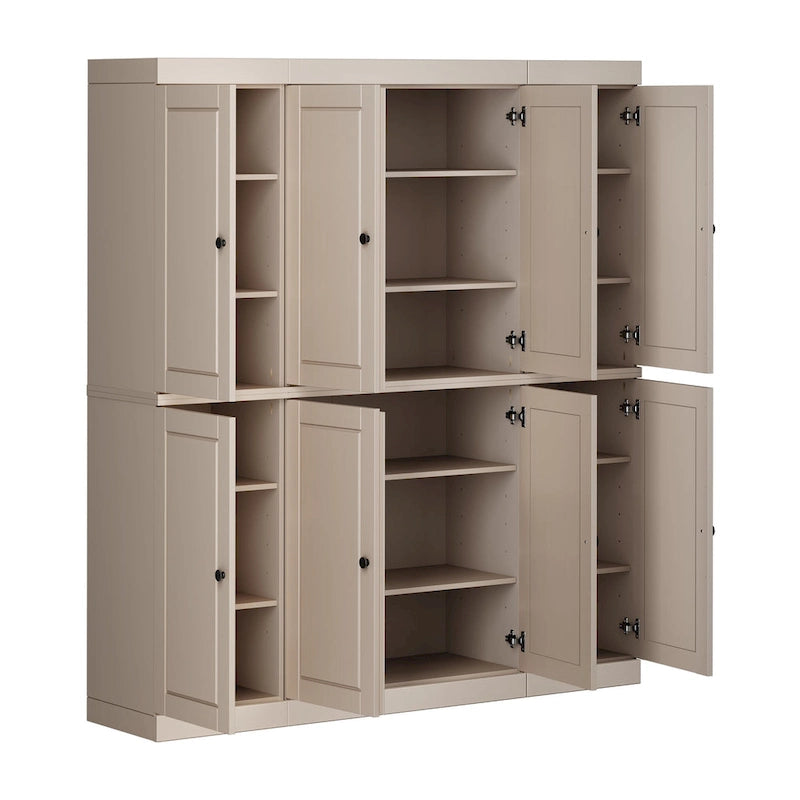 Buffet de cuisine en bois massif 100 % par Palace Imports - 65 x 71,5