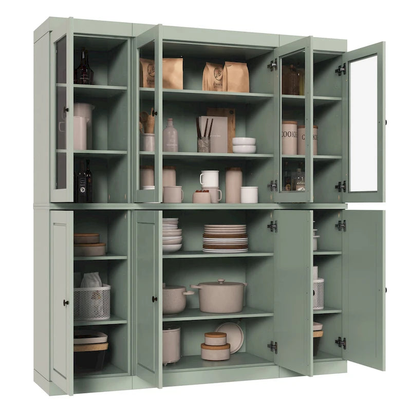 Buffet de cuisine en bois massif 100 % par Palace Imports - 65 x 71,5