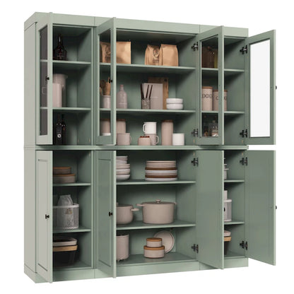 Buffet de cuisine en bois massif 100 % par Palace Imports - 65 x 71,5