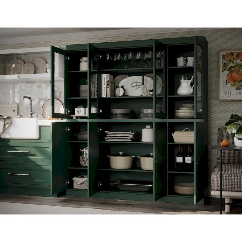 Buffet de cuisine en bois massif 100 % par Palace Imports - 65 x 71,5