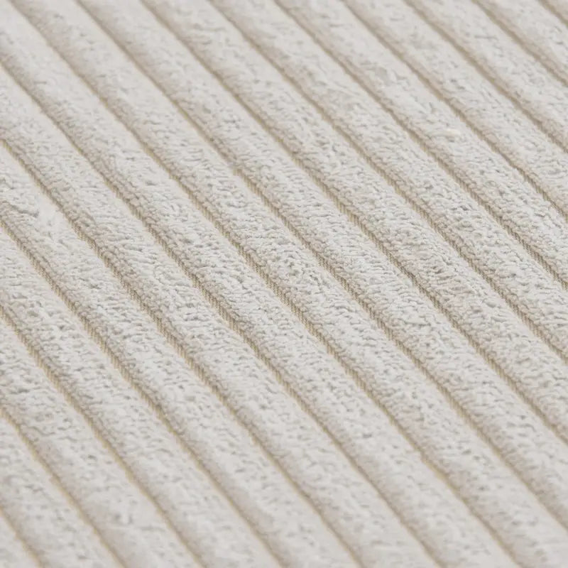 Canapé d'angle modulable en velours côtelé en forme de U, grand format, confortable, avec 5 coussins