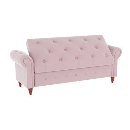Banc de lit en tissu 63 avec rangement
