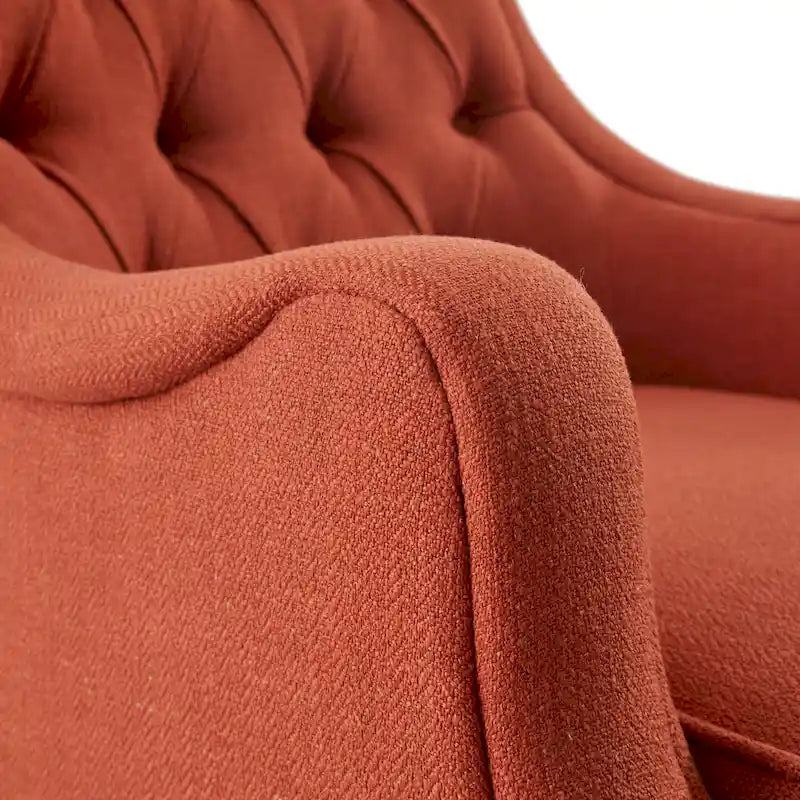 Fauteuil d'appoint capitonné Madison Park Elle