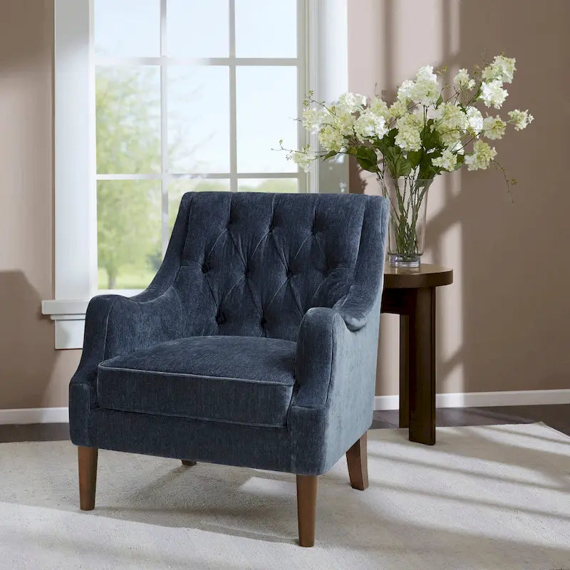 Fauteuil d'appoint capitonné Madison Park Elle
