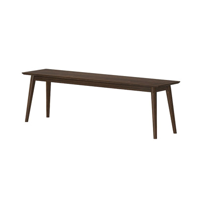 Banc de salle à manger moderne mi-siècle à poutres et planches - 59