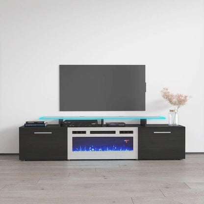 Cheminée électrique Rova WH-EF Meuble TV moderne 75 pouces