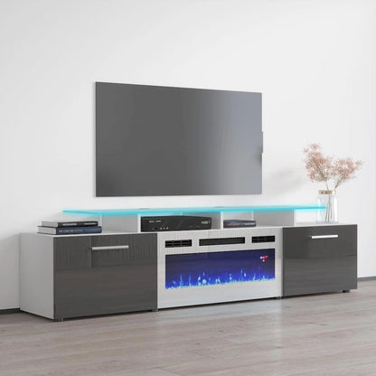 Cheminée électrique Rova WH-EF Meuble TV moderne 75 pouces