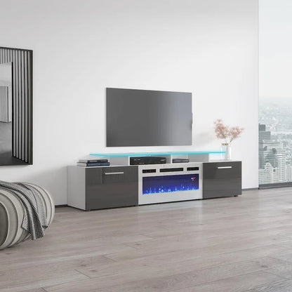 Cheminée électrique Rova WH-EF Meuble TV moderne 75 pouces