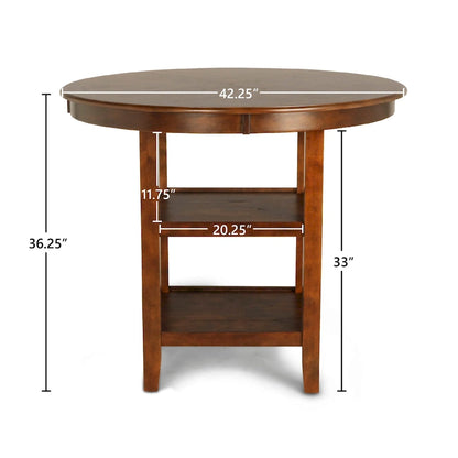 Ensemble de salle à manger rond 5 pièces New Classic Furniture Cavan