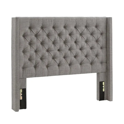 Tête de lit capitonnée Naples pour lit double à oreilles par iNSPIRE Q Artisan