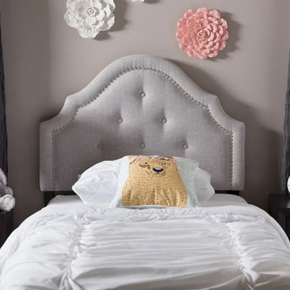Tête de lit rembourrée Taylor &amp; Olive Founders pour lit simple