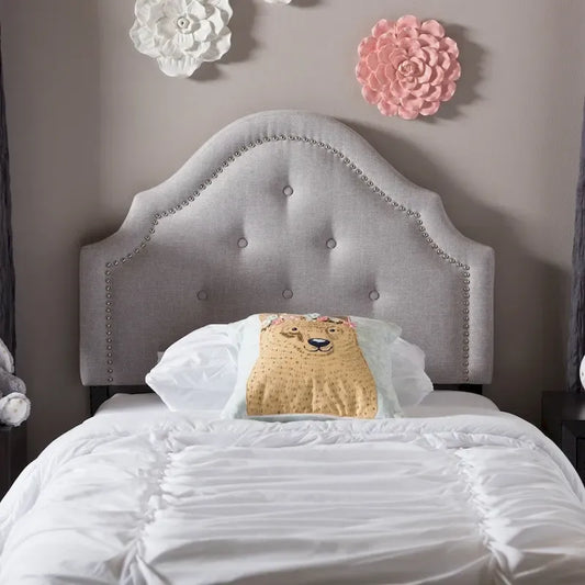 Tête de lit rembourrée Taylor &amp; Olive Founders pour lit simple