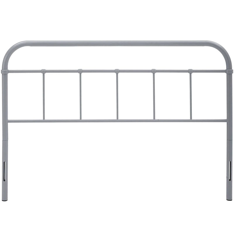 Tête de lit Lomita Classic King Size en métal gris