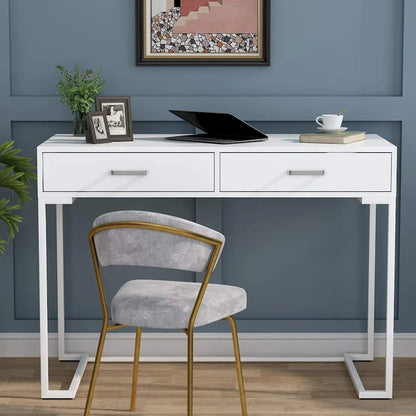 Petit bureau de 40 pouces avec tiroirs