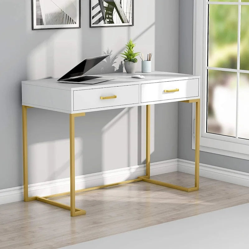 Petit bureau de 40 pouces avec tiroirs