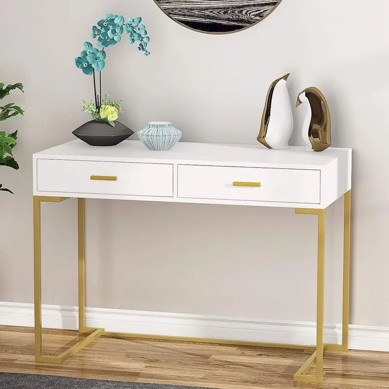 Petit bureau de 40 pouces avec tiroirs