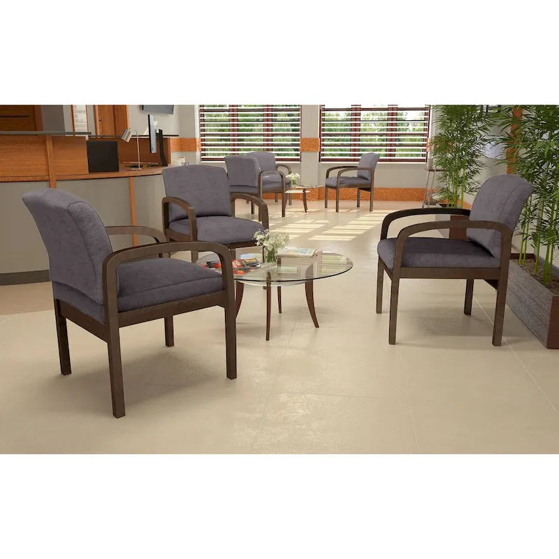 Chaise visiteur Boss Office Products gris ardoise NTR