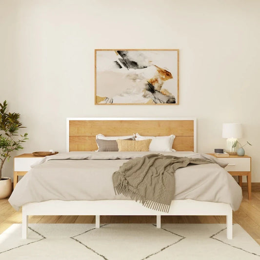 Plank and Beam 3 Piece King-Size Bedroom Set with 2 Nightstands