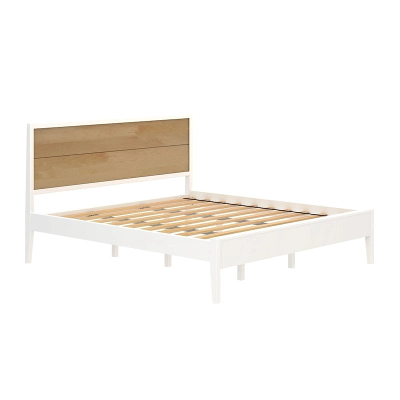 Ensemble de chambre à coucher Plank and Beam 3 pièces, lit king-size, avec 2 tables de chevet