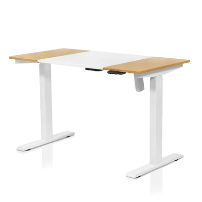 Bureau assis-debout réglable en acier Getty Modern de 47 pouces par Furniture of America