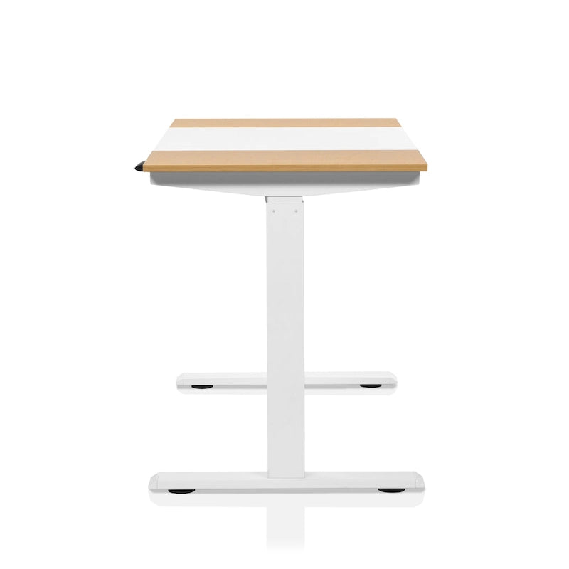 Bureau assis-debout réglable en acier Getty Modern de 47 pouces par Furniture of America