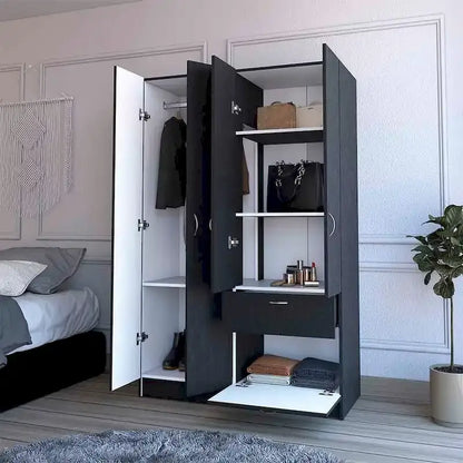 Armoire Habana de FM Furniture, deux portes, un tiroir - Non disponible