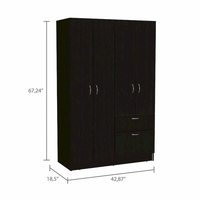 Armoire Habana de FM Furniture, deux portes, un tiroir - Non disponible