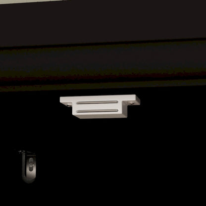 Armoire-penderie laquée de 70,9 cm de haut, placard en bois avec porte miroir