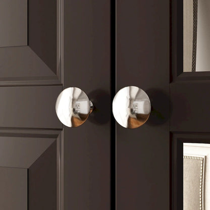 Armoire-penderie laquée de 70,9 cm de haut, placard en bois avec porte miroir